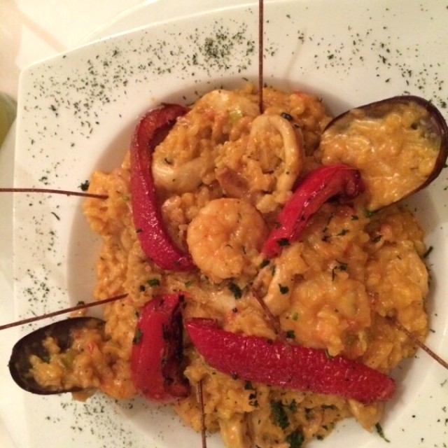 Risoto de marisco 