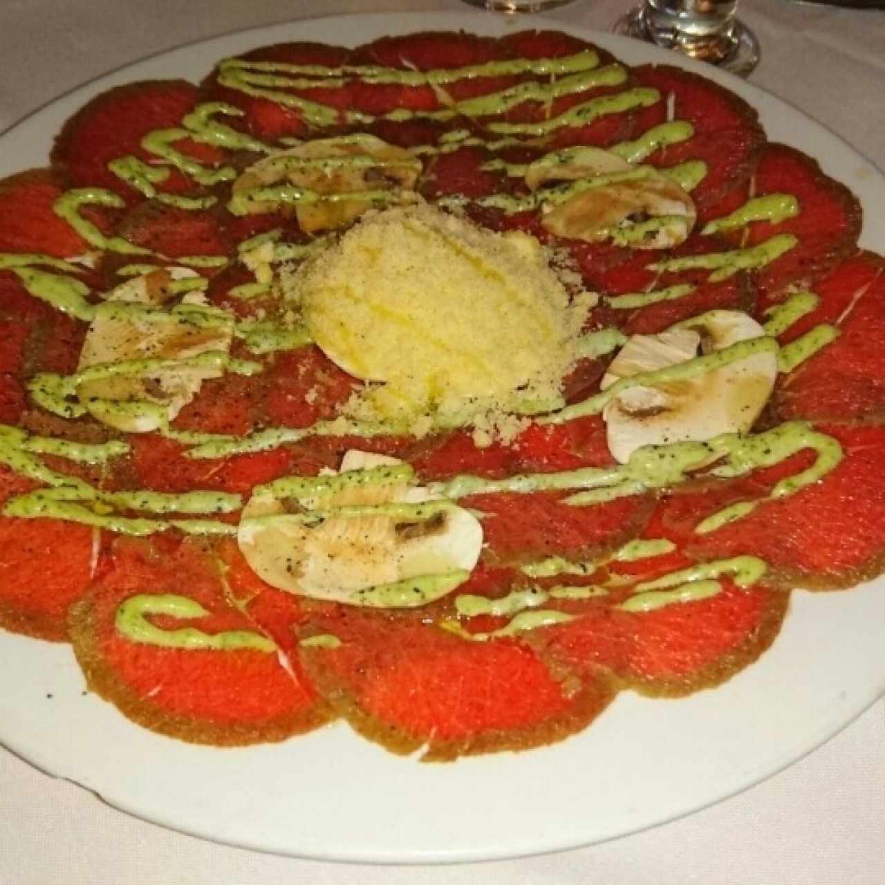 Carpacho de lomito