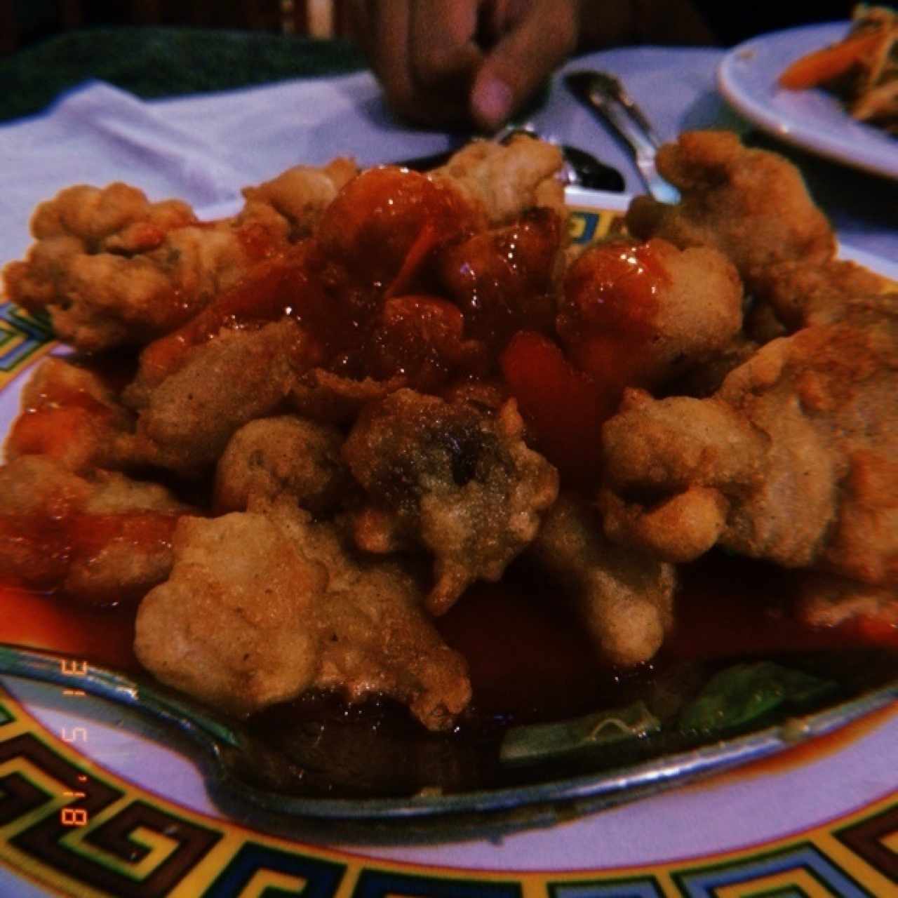 pollo dulce-agrio