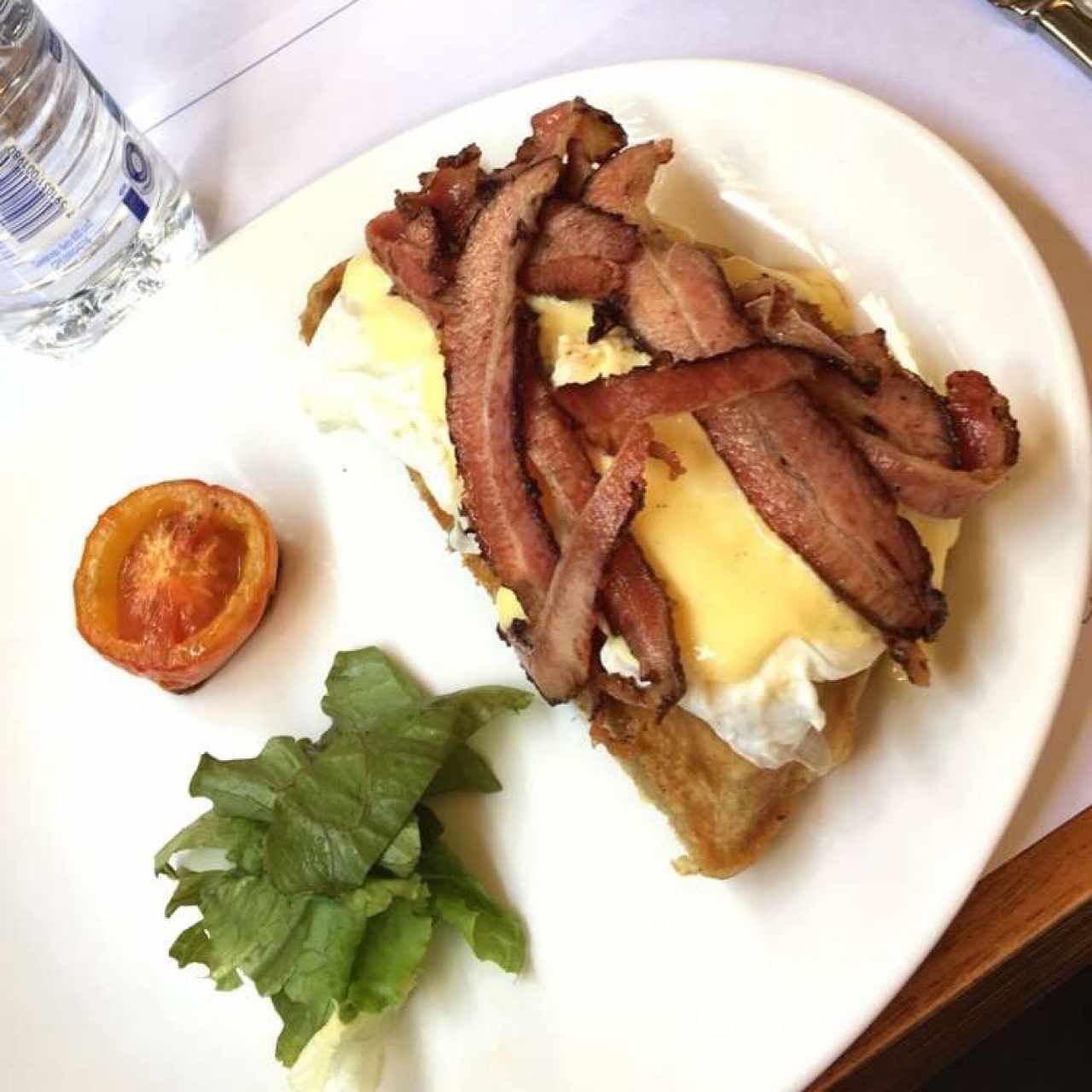 waffles benedict