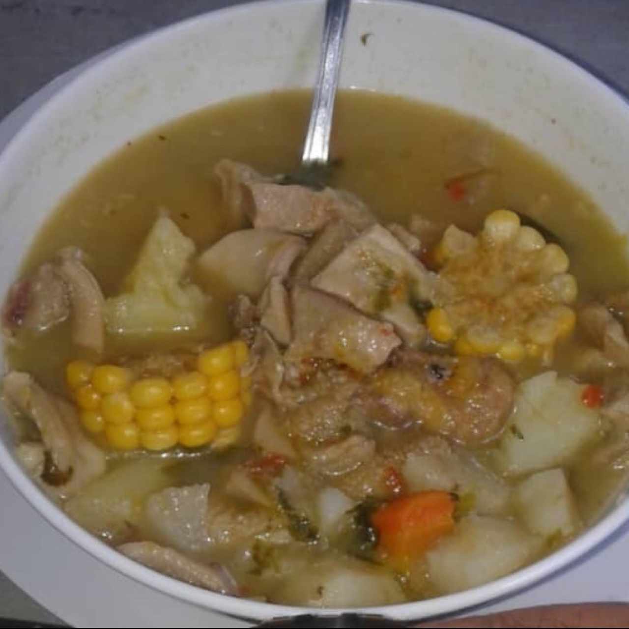 Sopa de Res, super buena..!