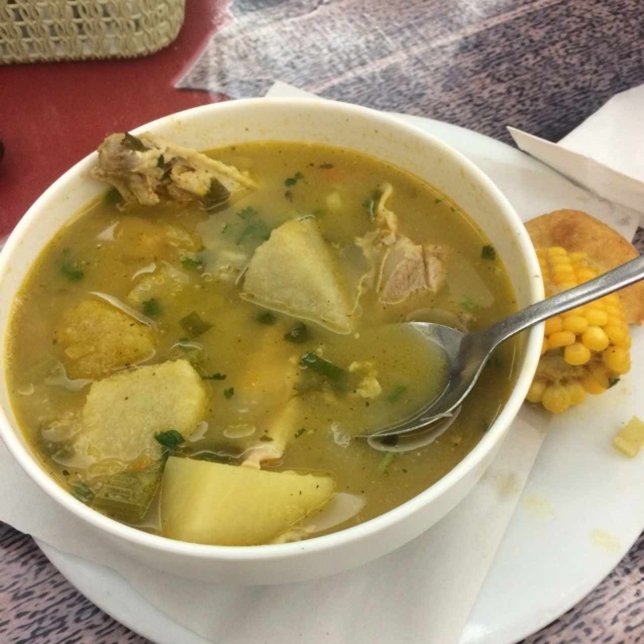hervido de pollo 