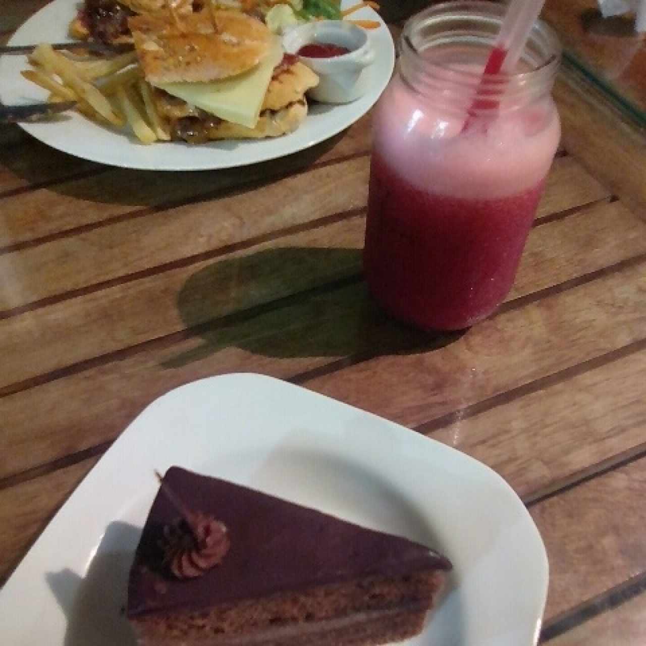 Sándwich Philadelphia / Chocomousse 