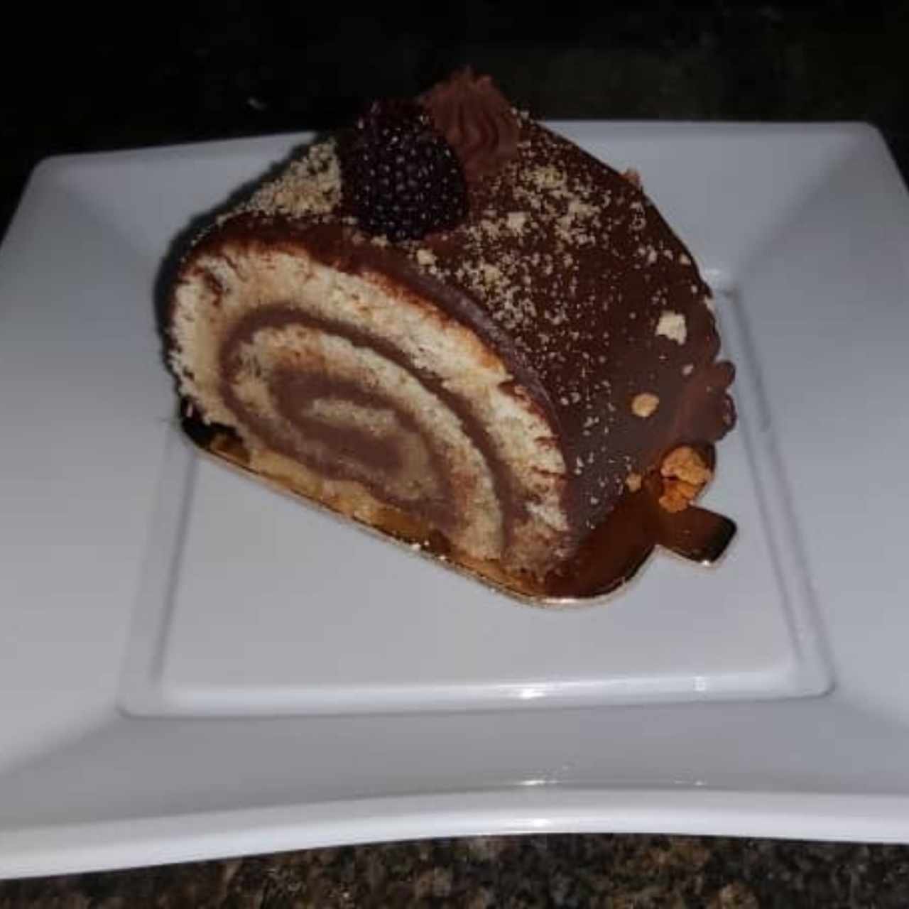 Dulce Brazo Gitano de Chocolate 