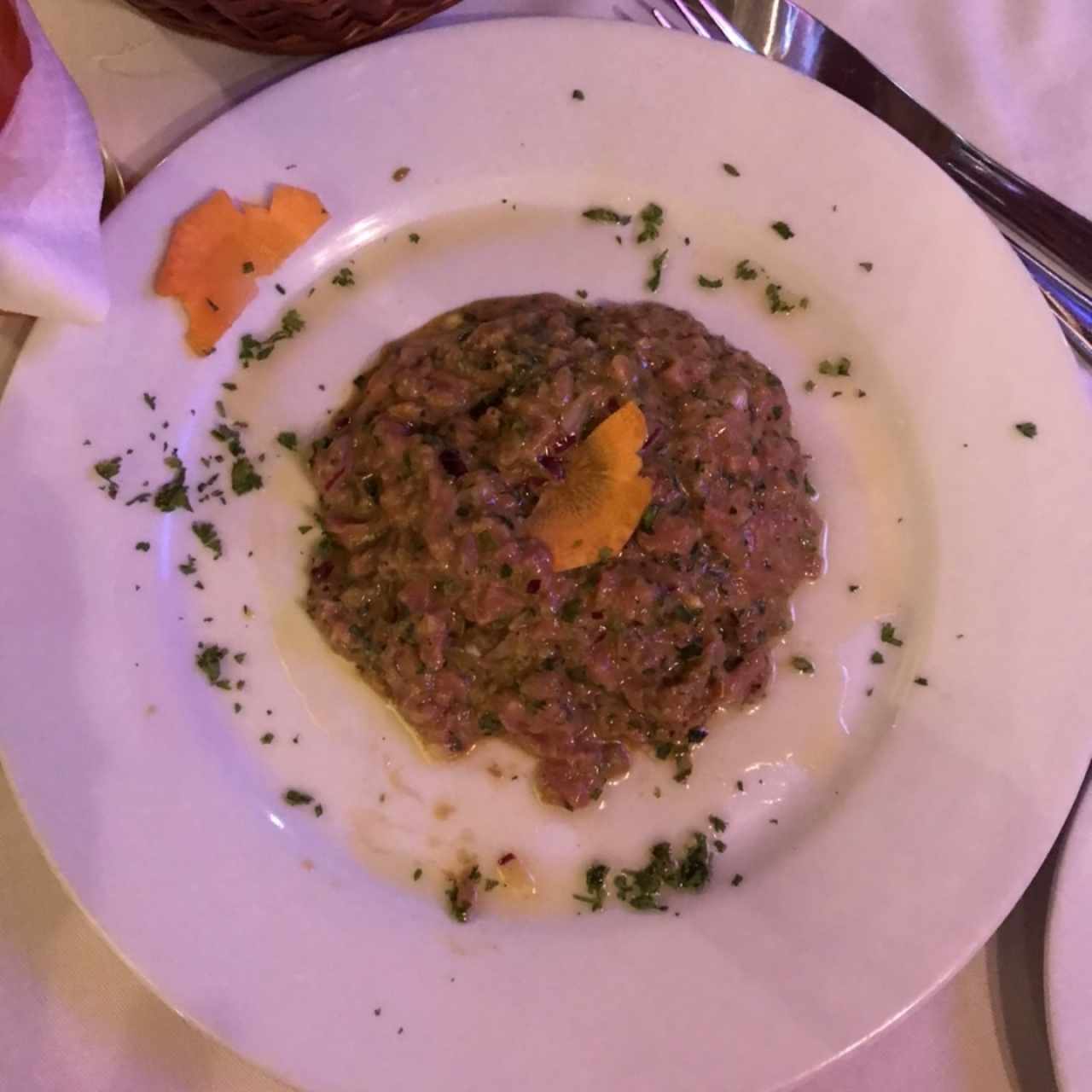 Tartar de lomito