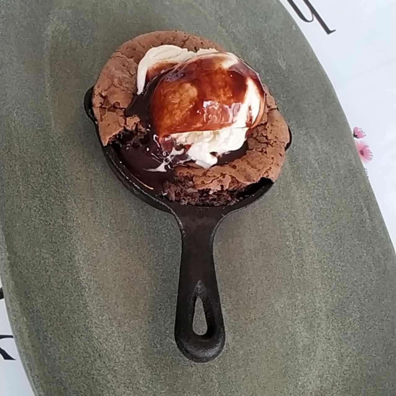 Brownie + Helado