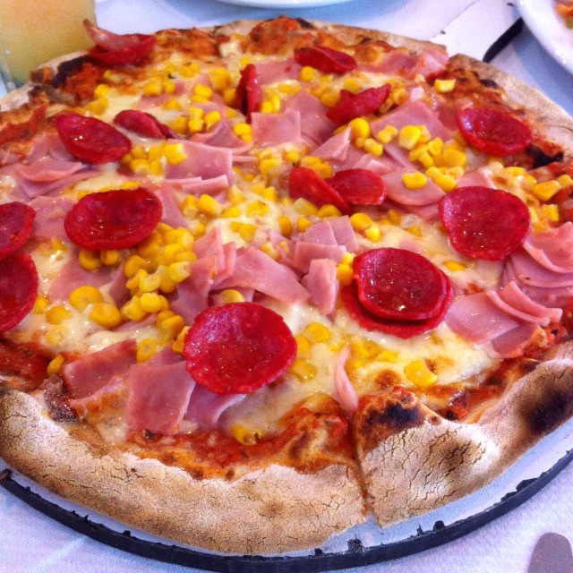 Pizza a la Romana.