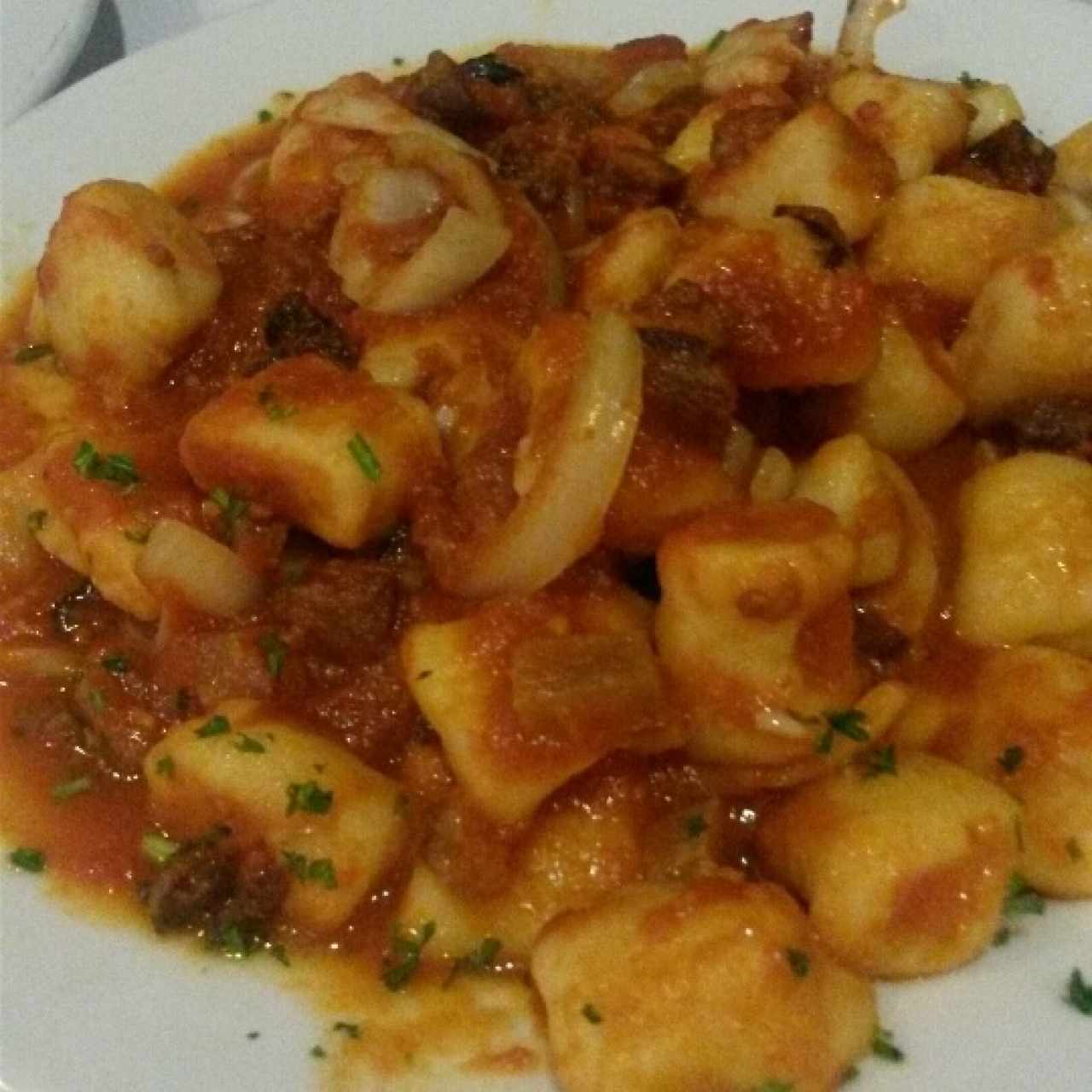 Gnoquis a la Matriciana 