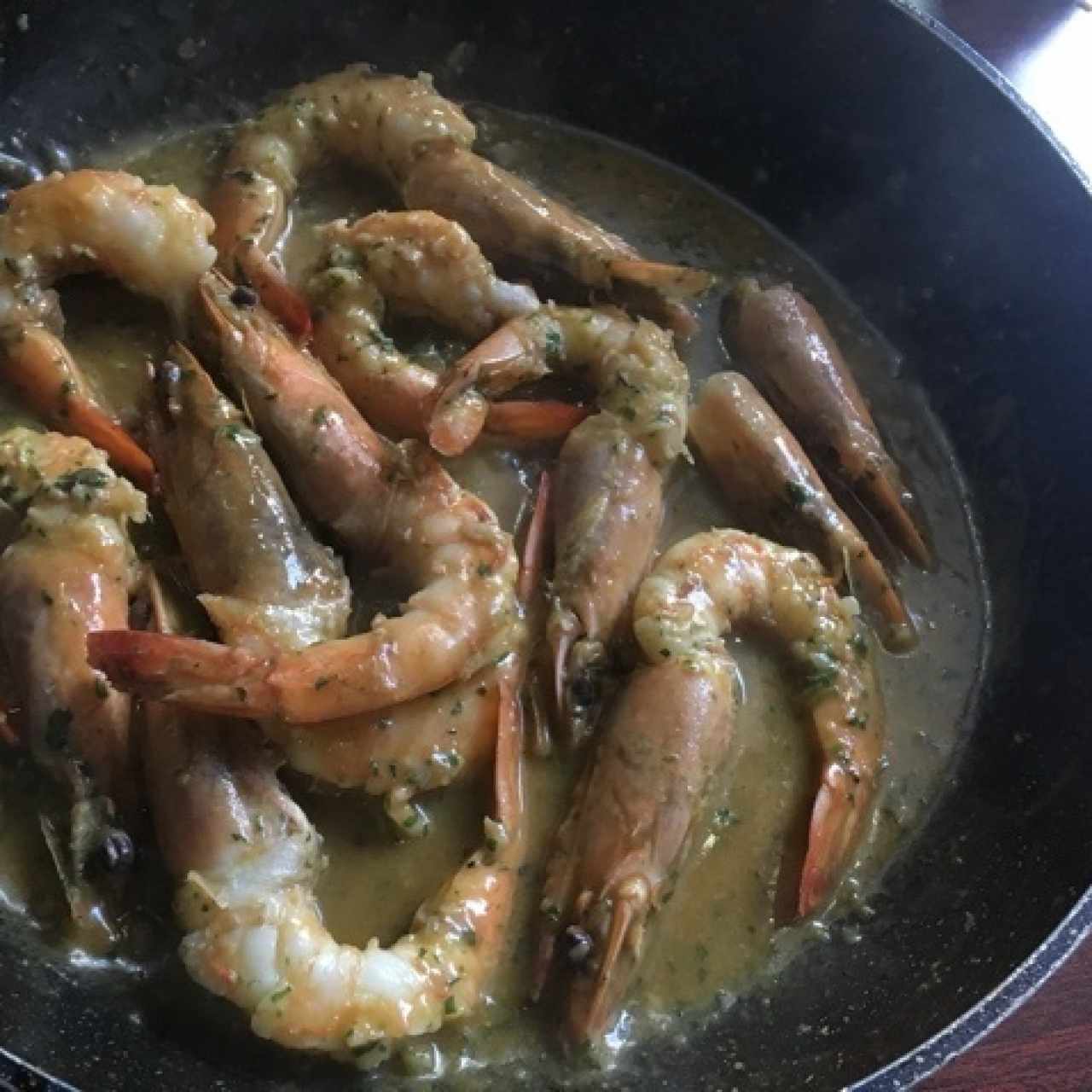 Langostinos con Vodka! 