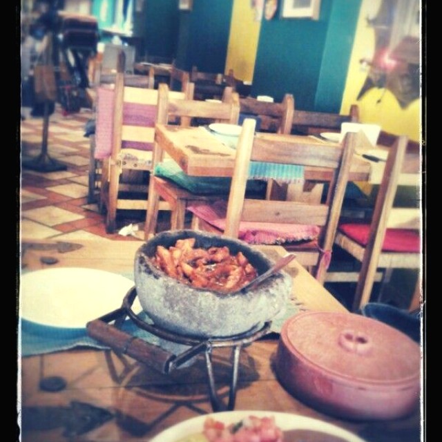 Molcajete de pollo.