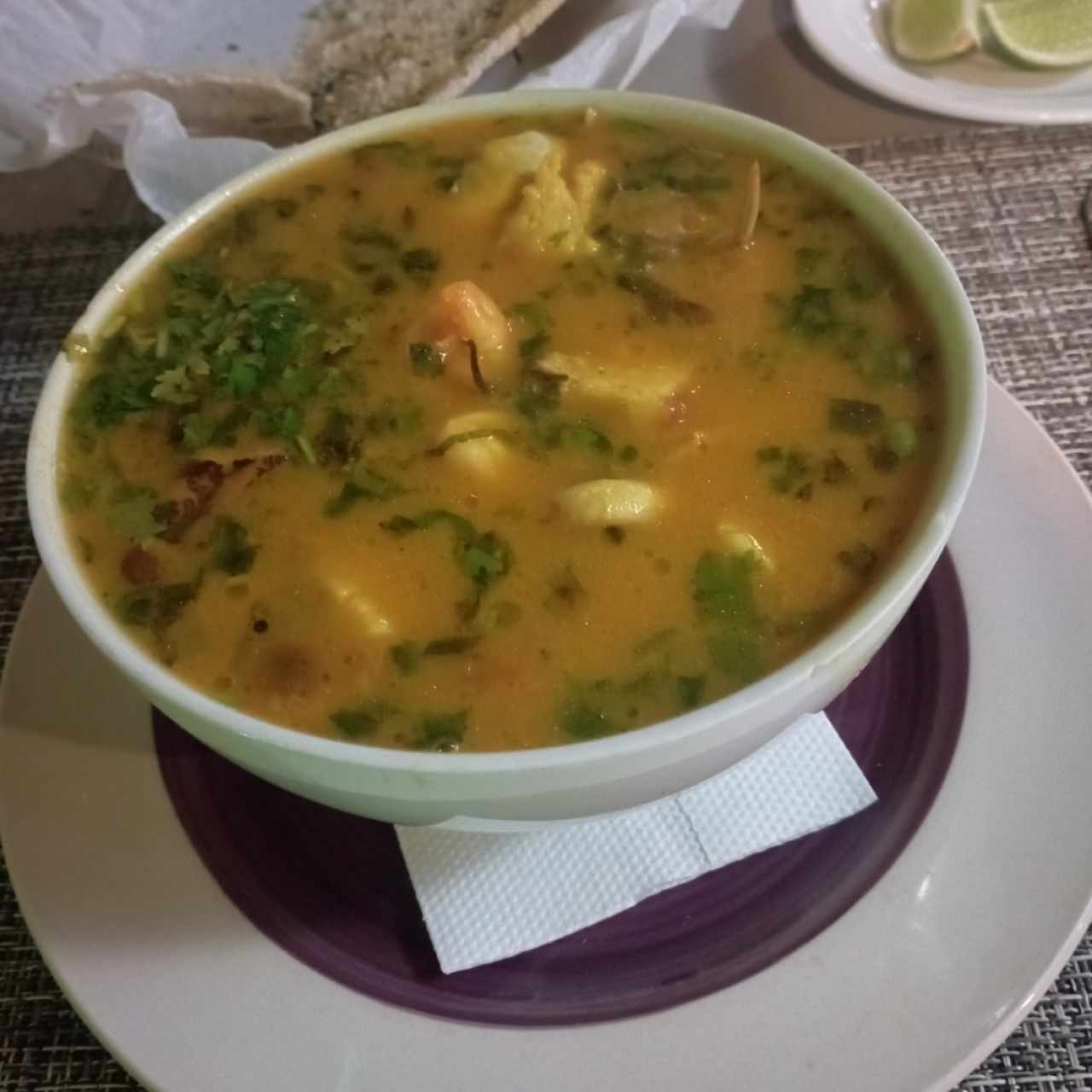 sopa de mariscos 