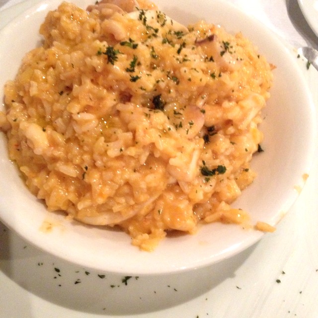 risotto de camarones 