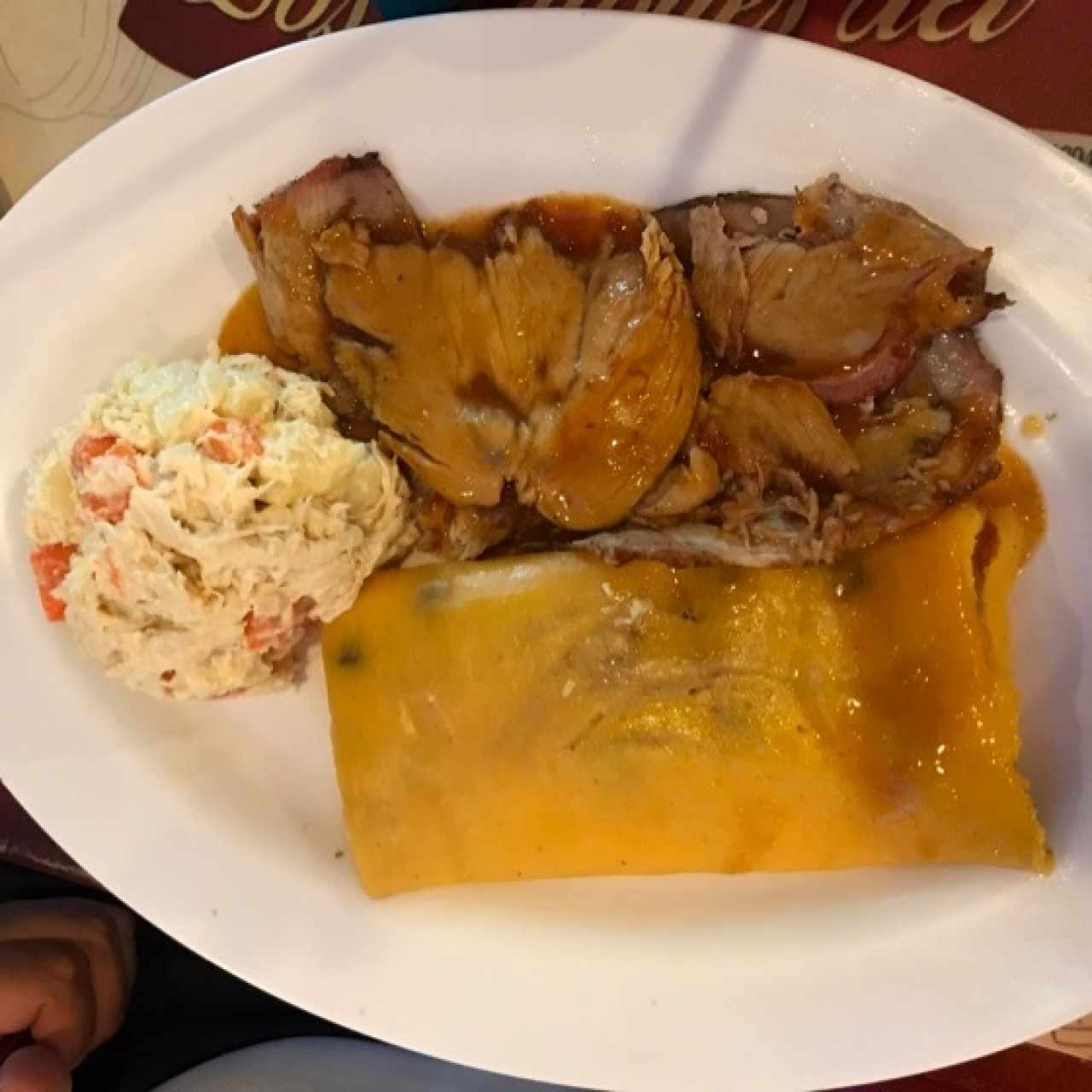 plato navideño 