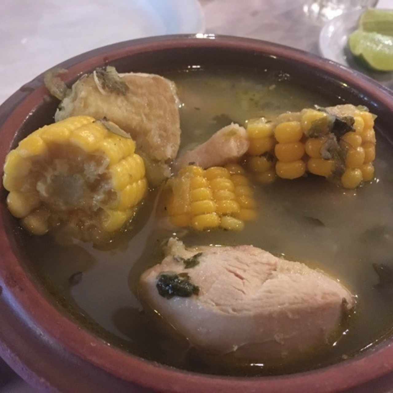 sopa de pollo poderosa 