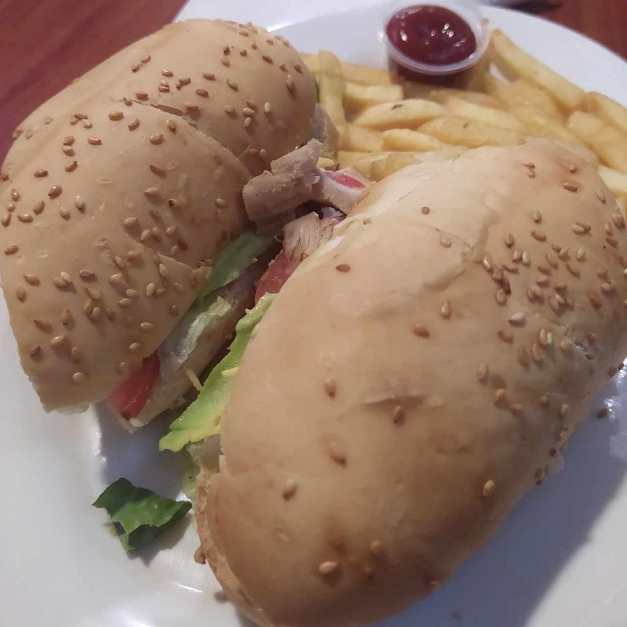 sandwich de pollo