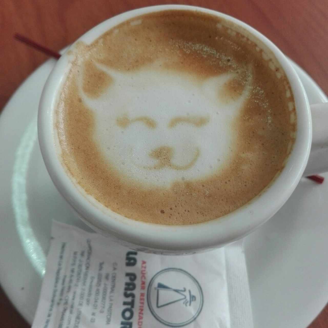 Café con leche pequeño