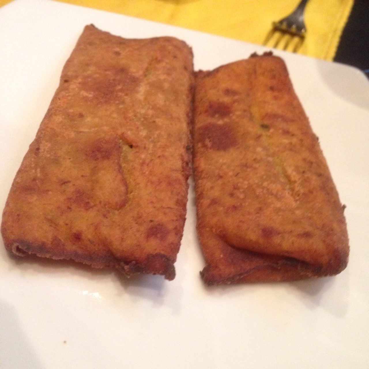 Rollitos de Platano con Queso (Entrada)