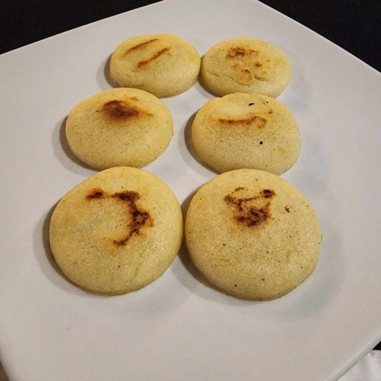 Ración de arepitas asadas
