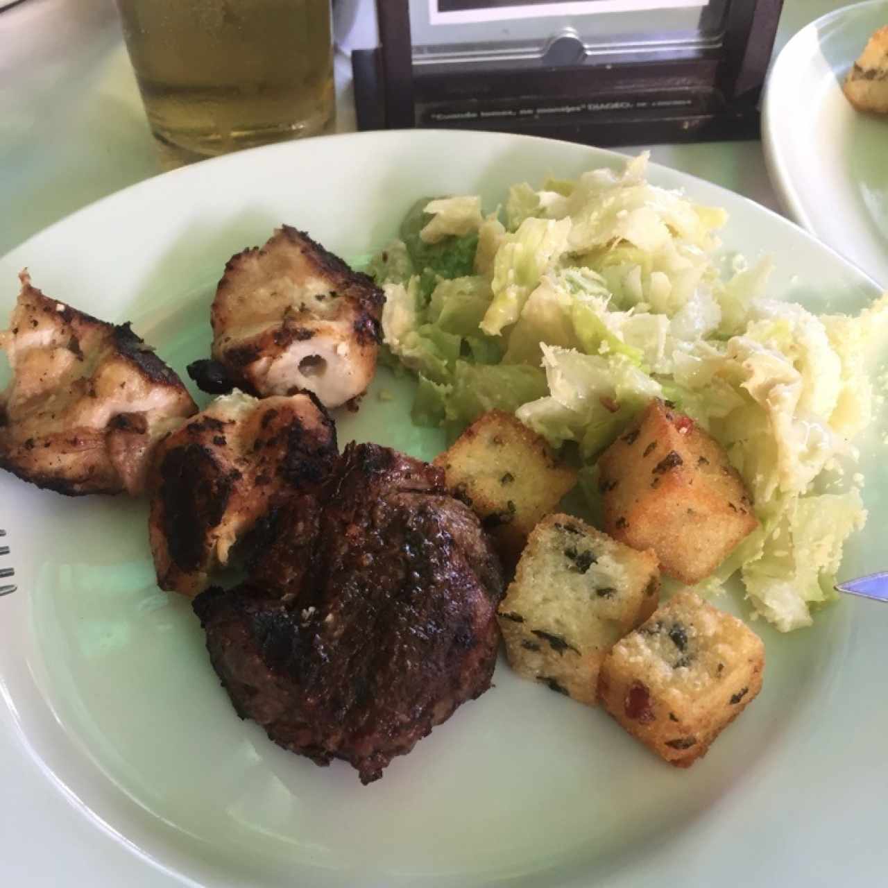 Excelente, Espetada de Lomito y Pollo..!