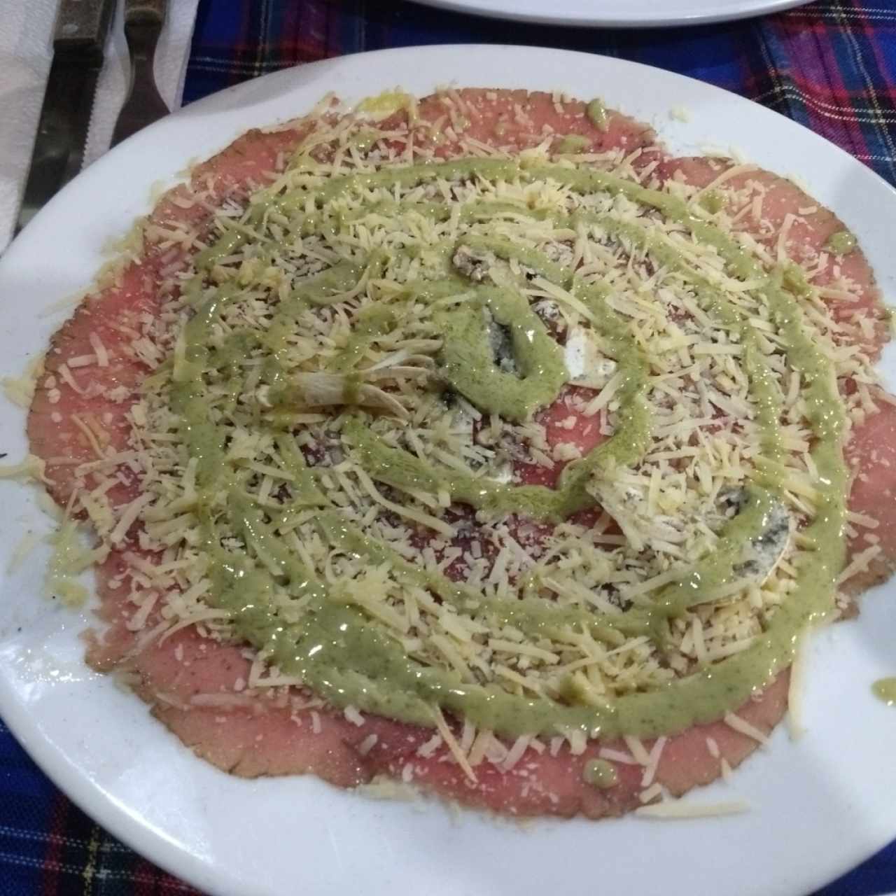 carpaccio de lomito