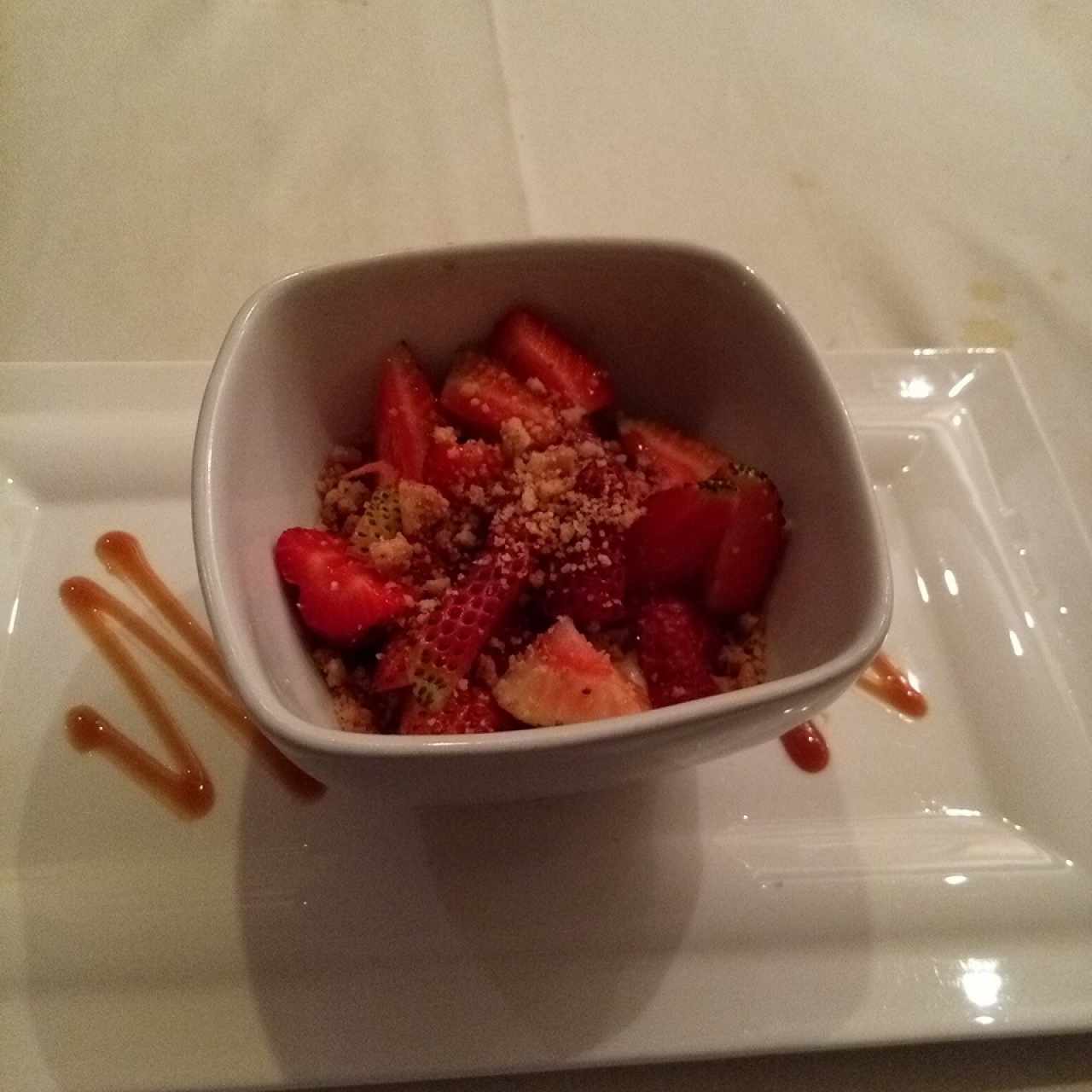 Crumble de Fresa