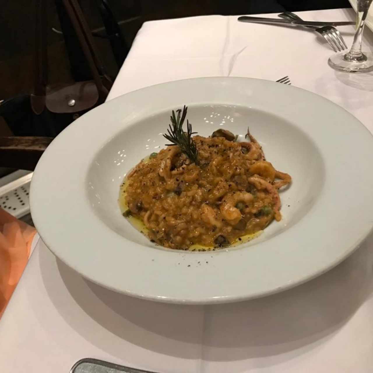 Platos Principales - Risotto de Camarones
