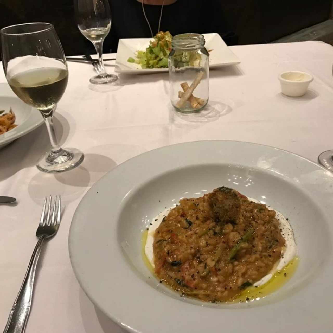 Risotto de Tomate Fondeo de Queso de Cabra