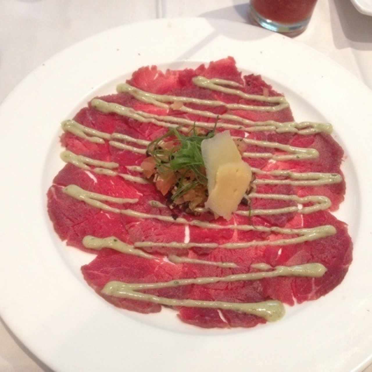 carpaccio de lomito