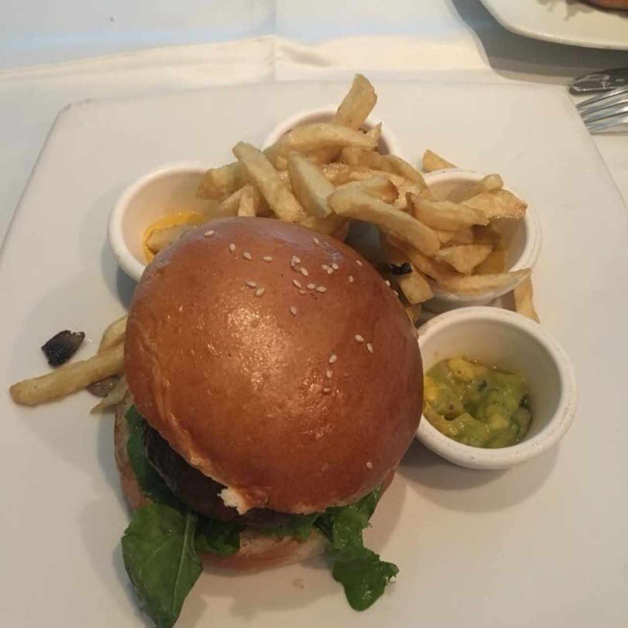Hamburguesa al grill