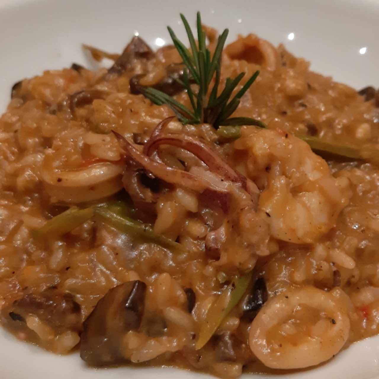 Platos Principales - Risotto de Camarones