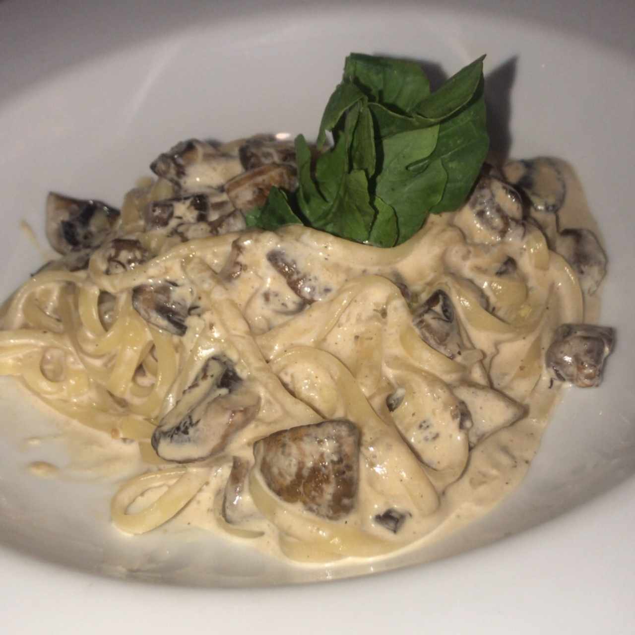 linguine a la crema 