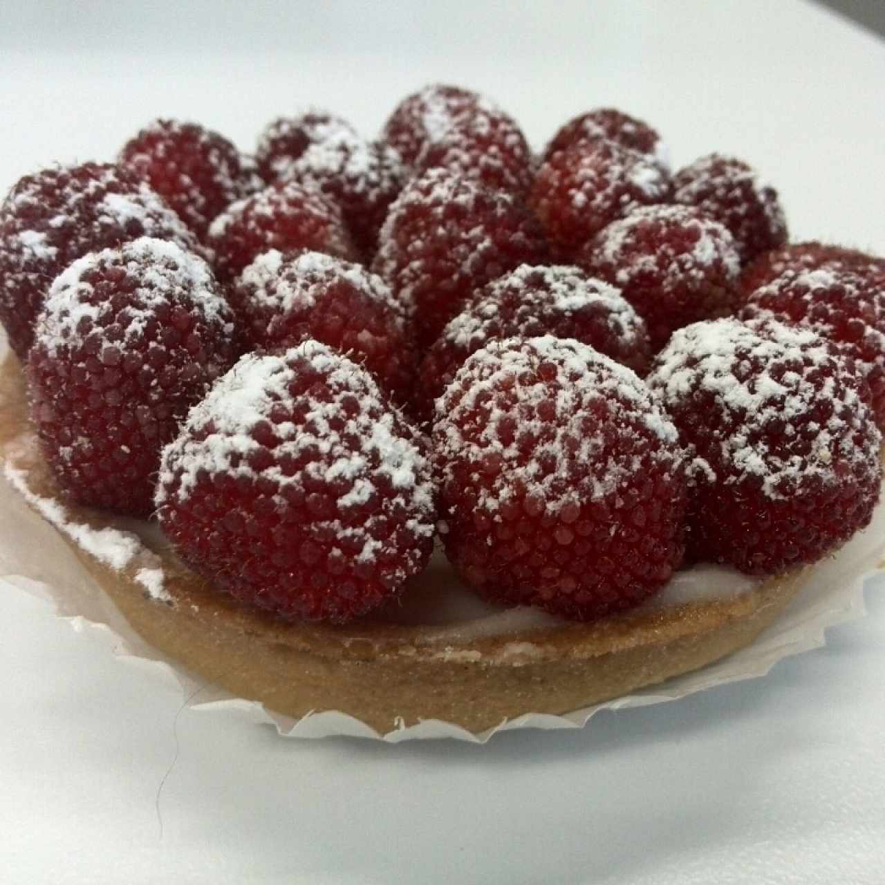 Tartaleta de frambuesas