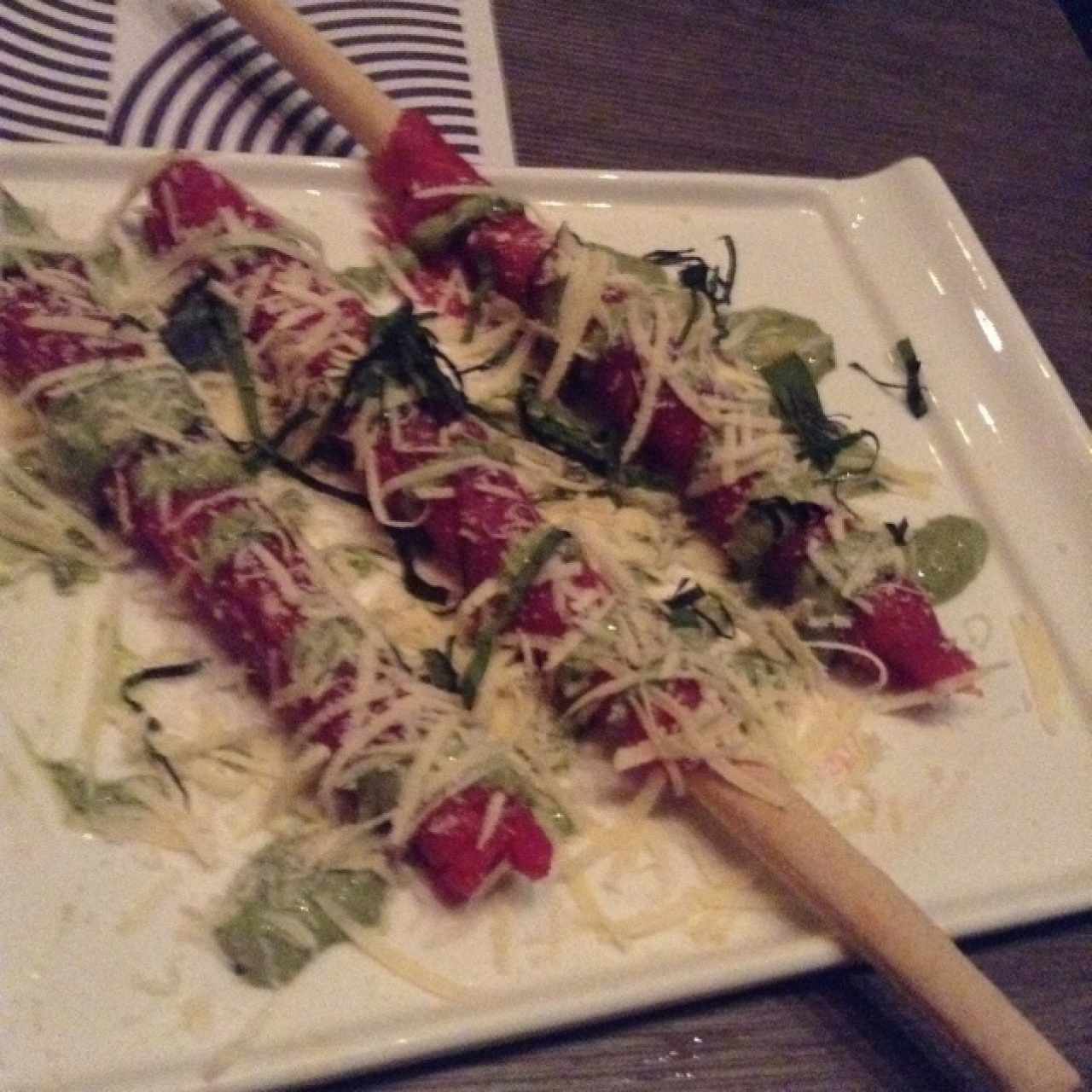 carpaccio de lomito