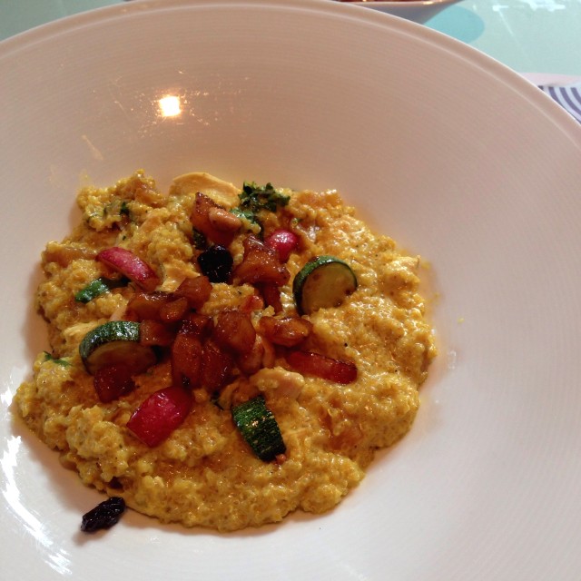 Quinoa con pollo al curry 