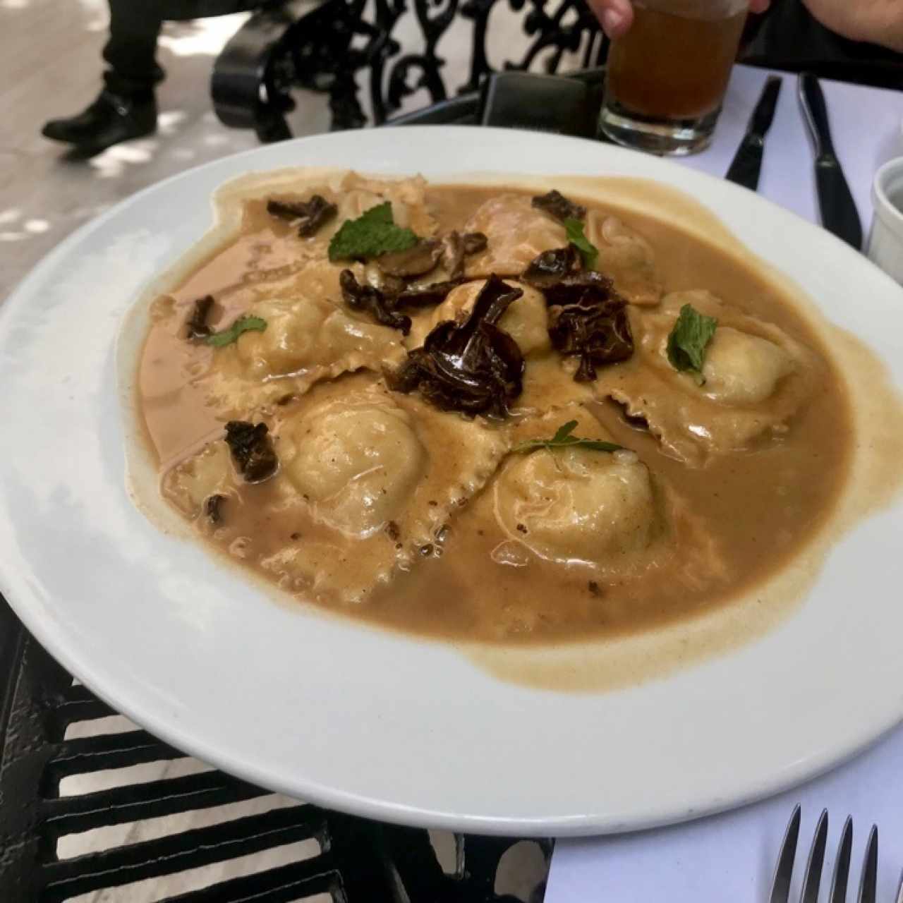 ravioles de queso y papa