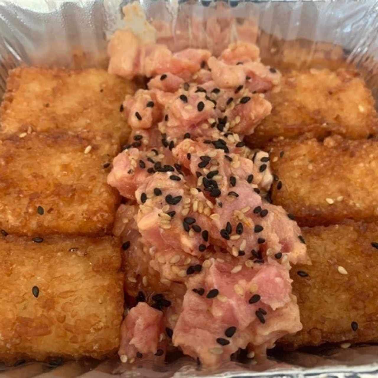 spicy tuna crunchy rice 