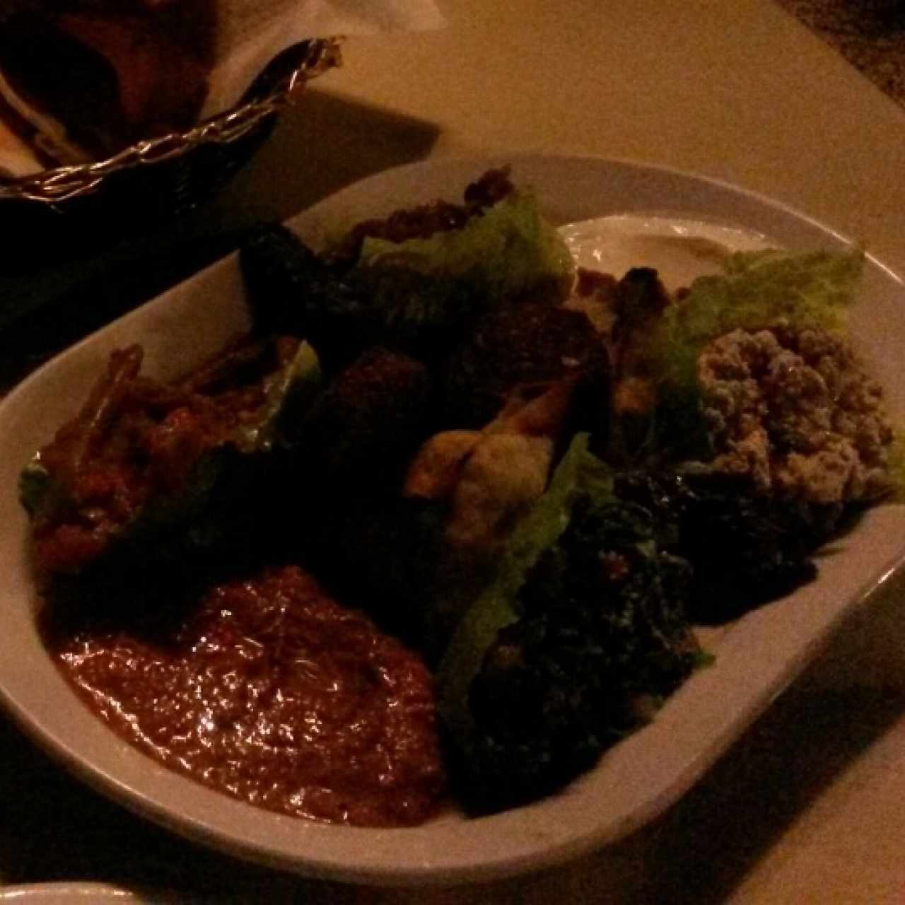 plato mixto vegetariano 