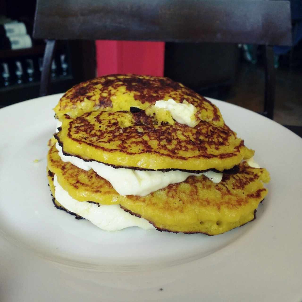 cachapa con queso