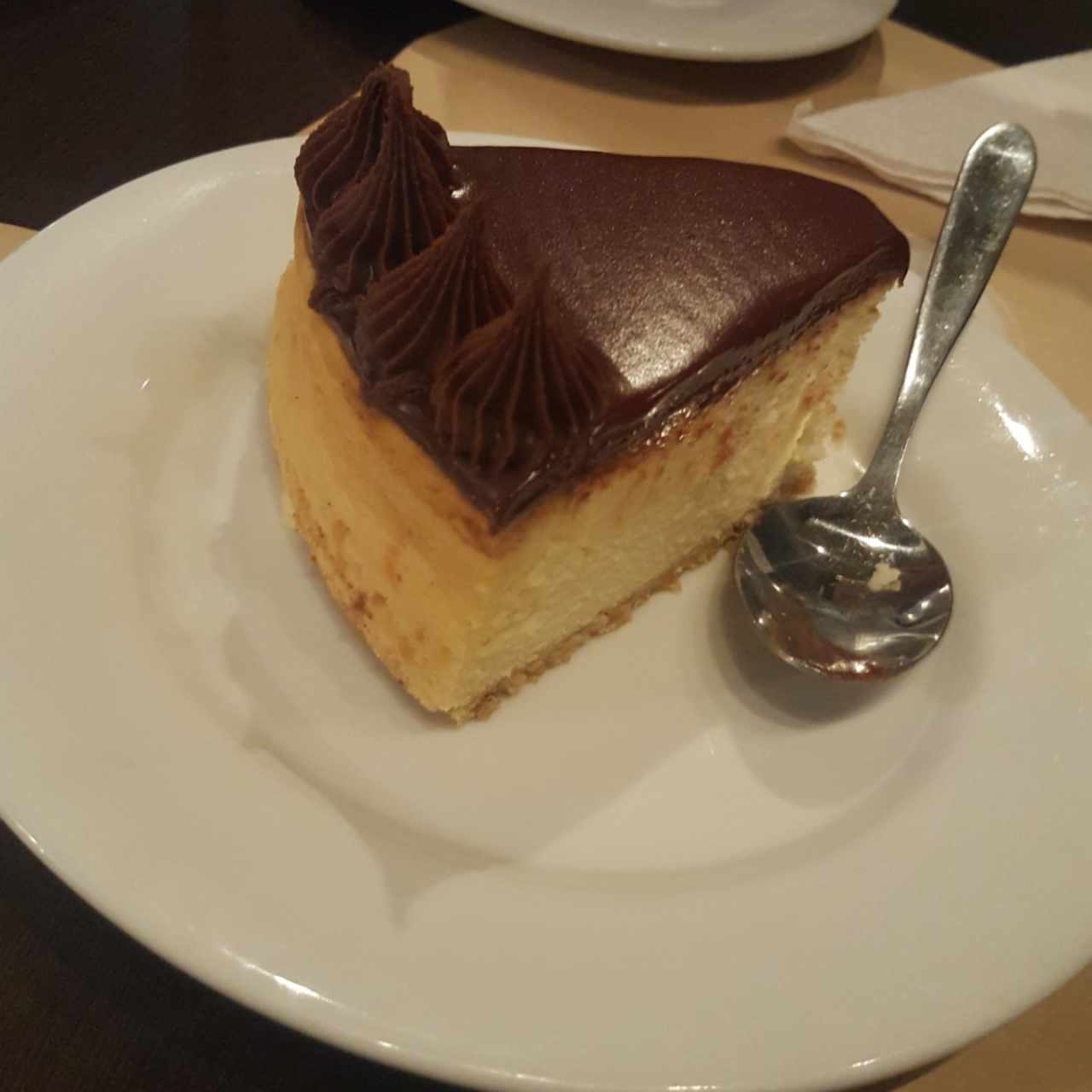 Cheese cake con chocolate. 