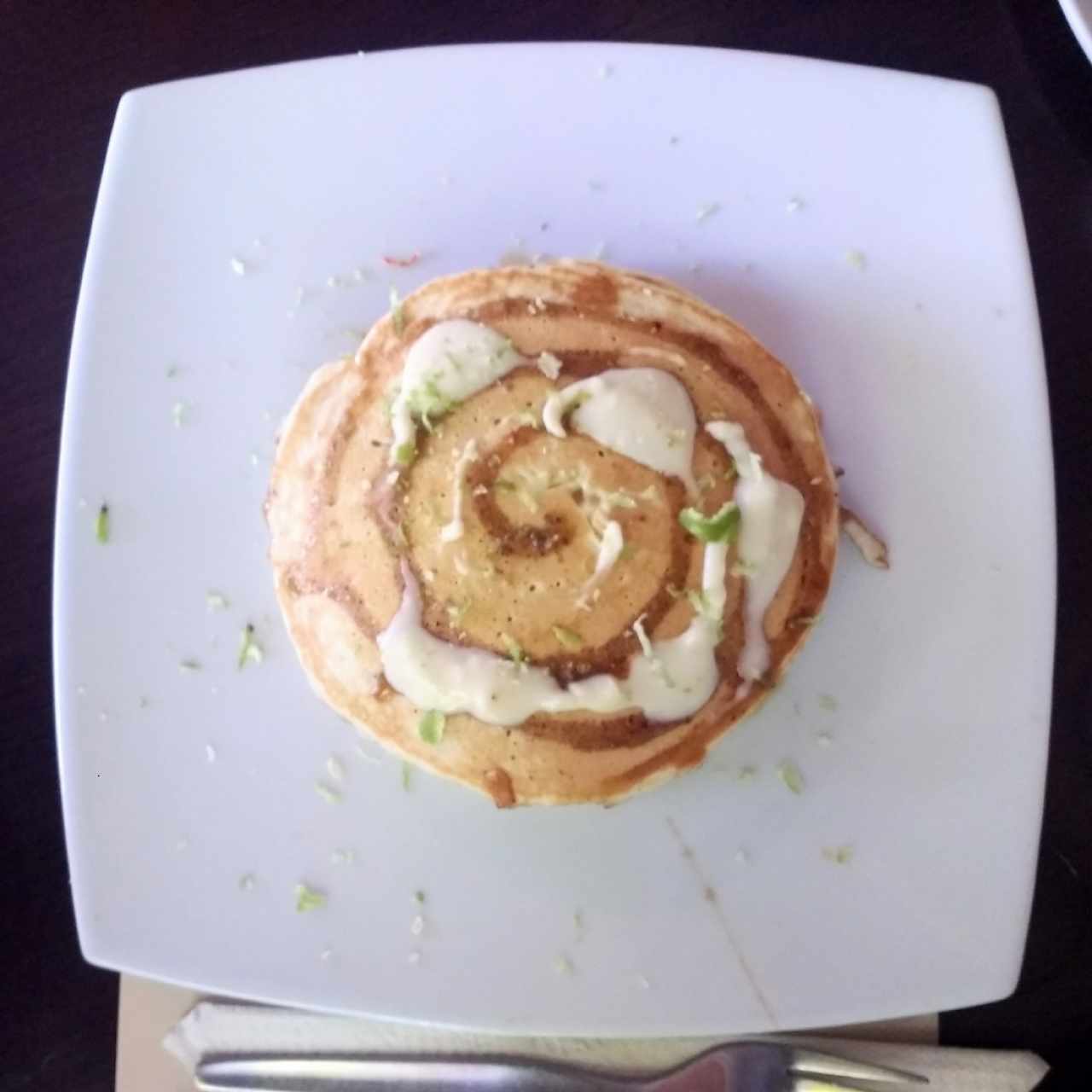 Panquecas de cinnamon roll