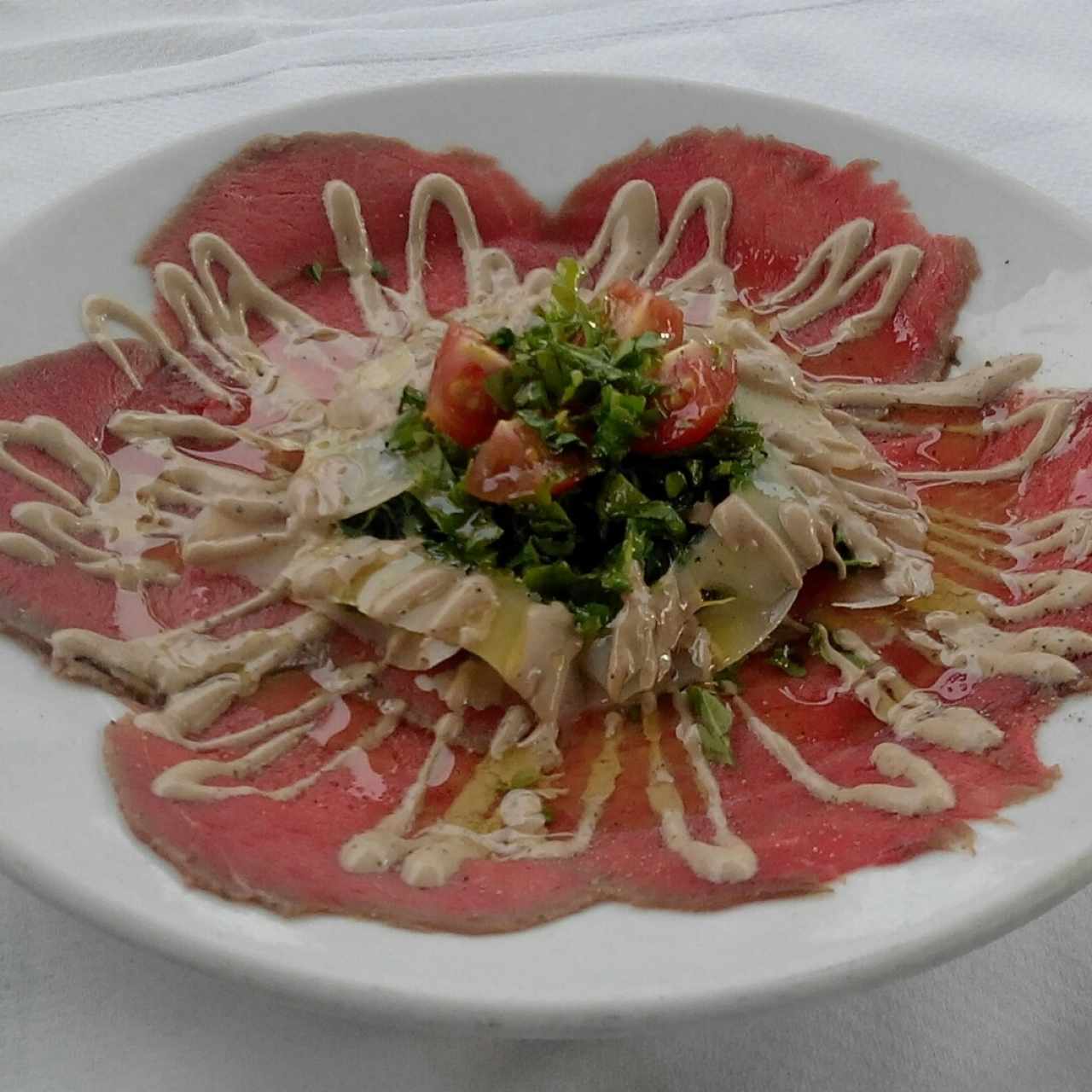 Carpaccio de lomito