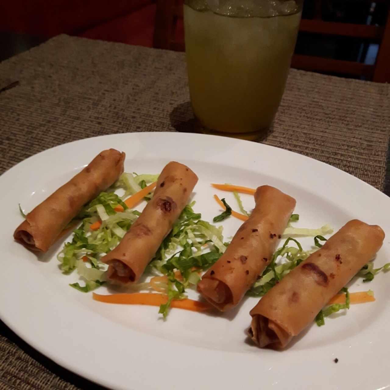 minilumpias con te verde