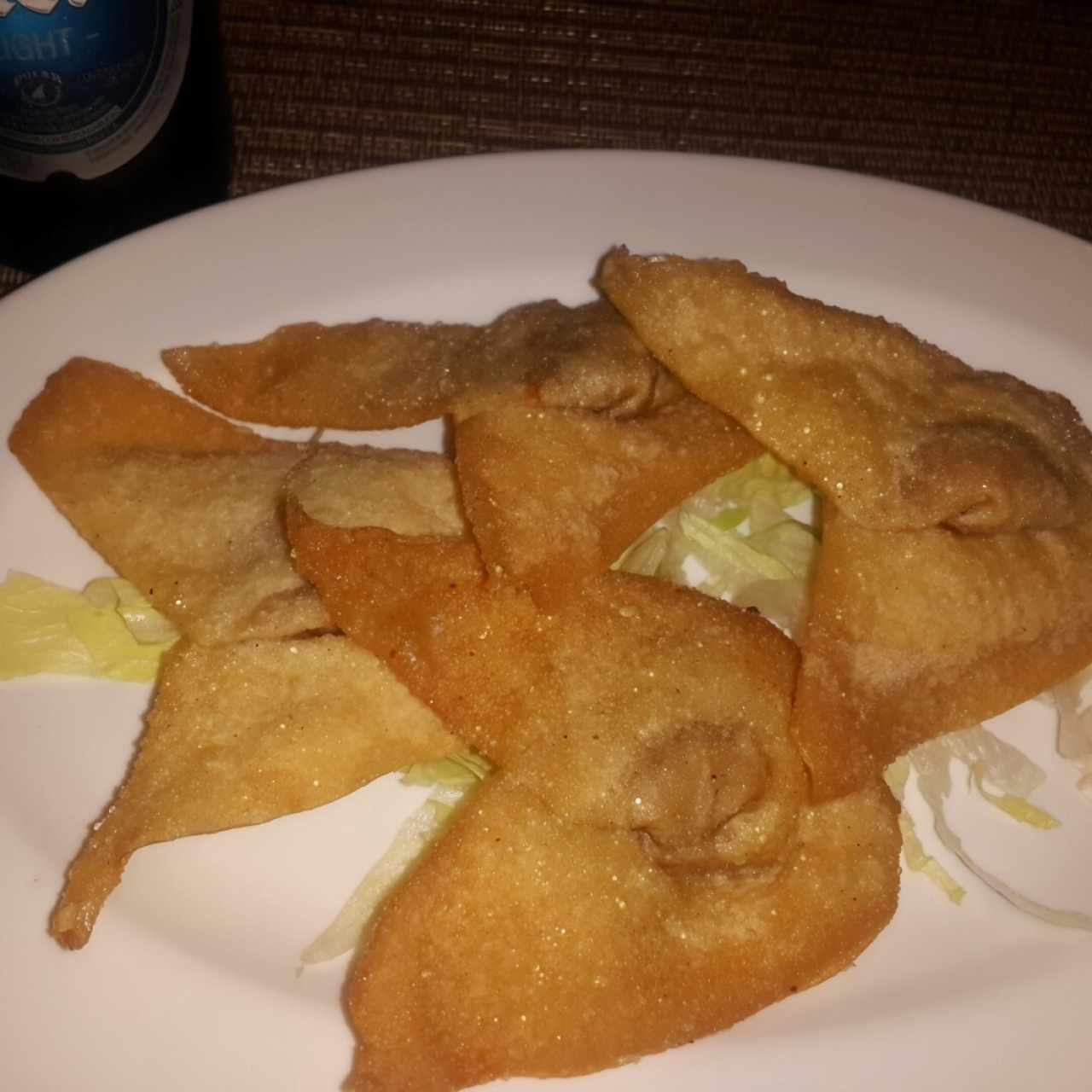 Wanton Frito, bien, aunque pequeño