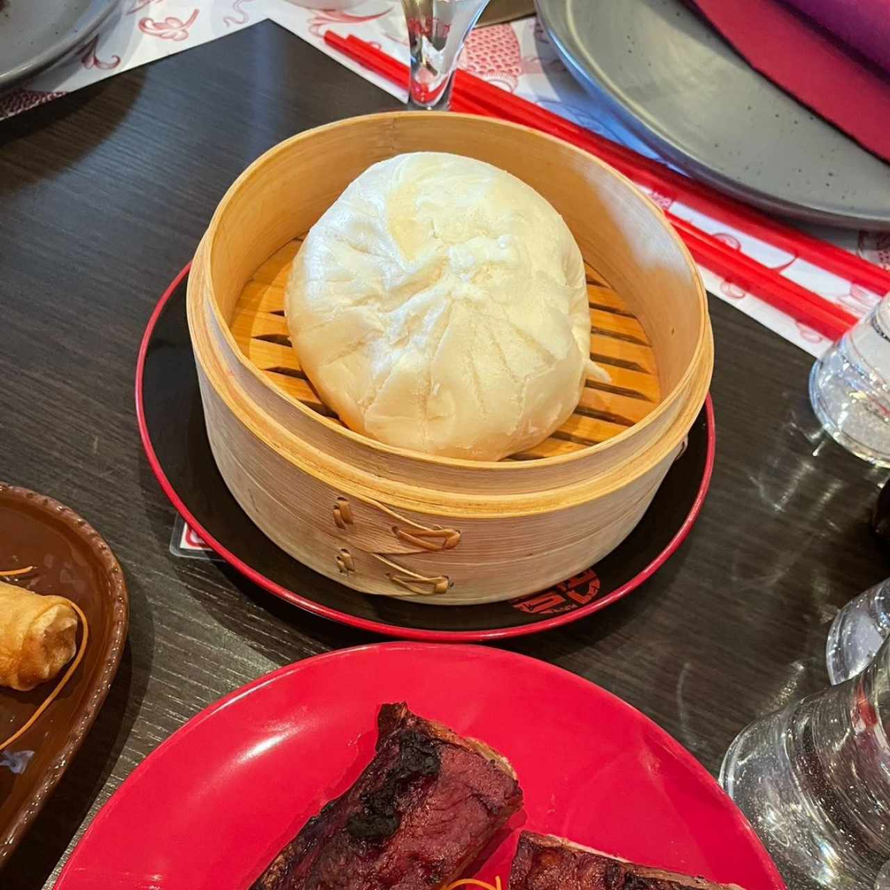 Pan chino glaseado