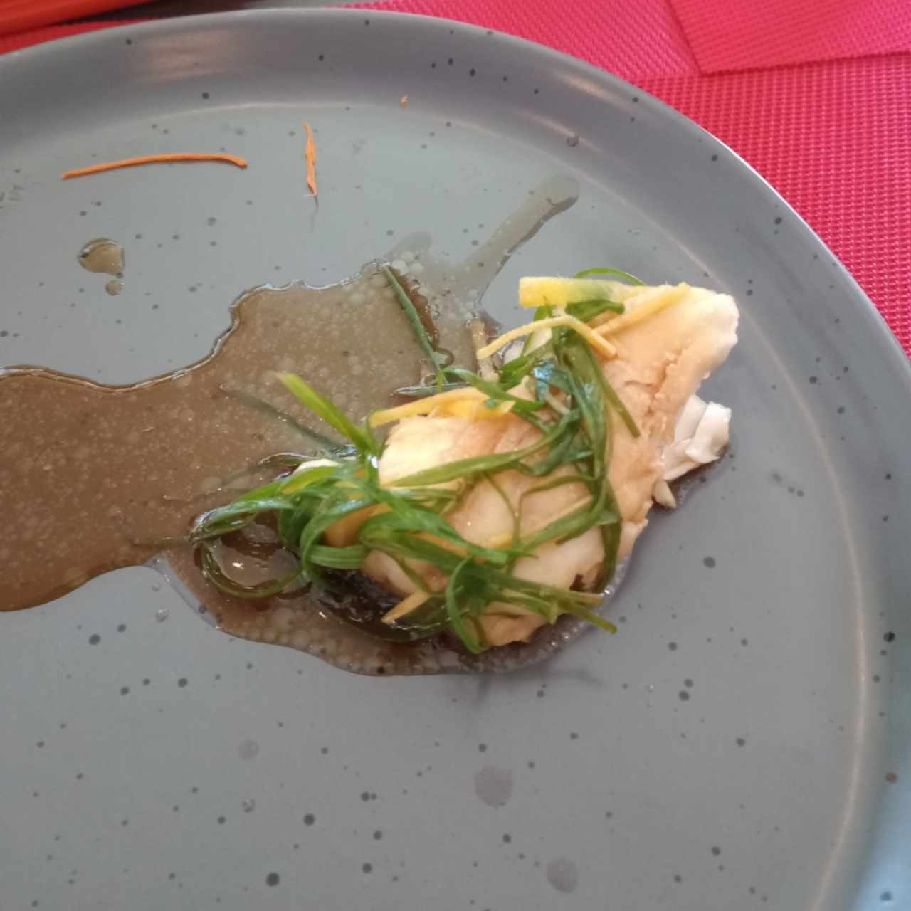 El pescado al vapor
