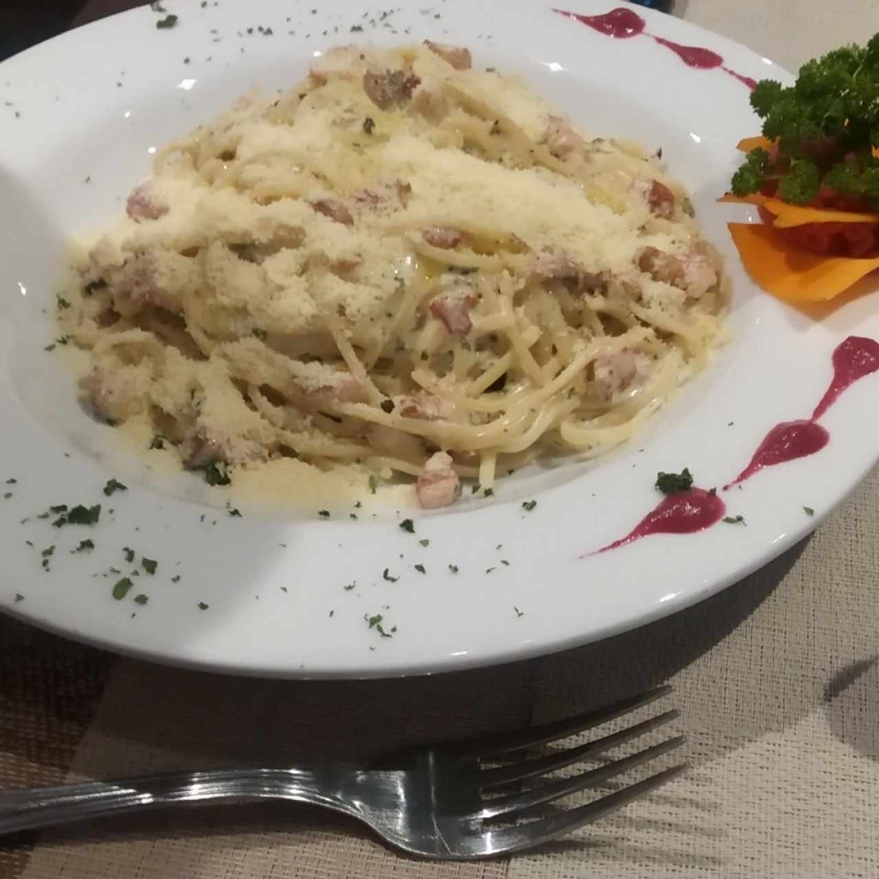 pasta a la carbonara