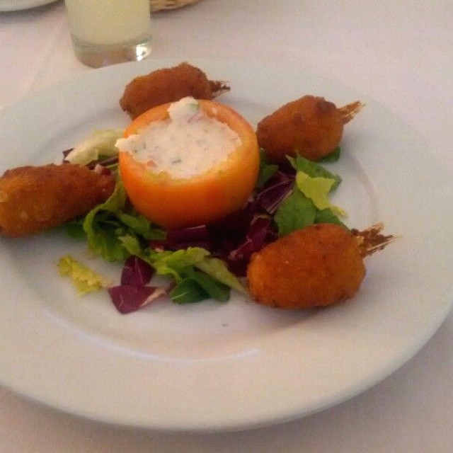 Croquetas de cangrejo 