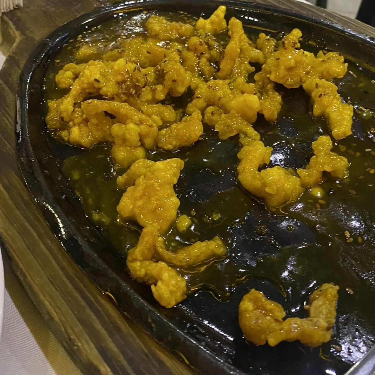 “Masa con miel y ajonjolí”