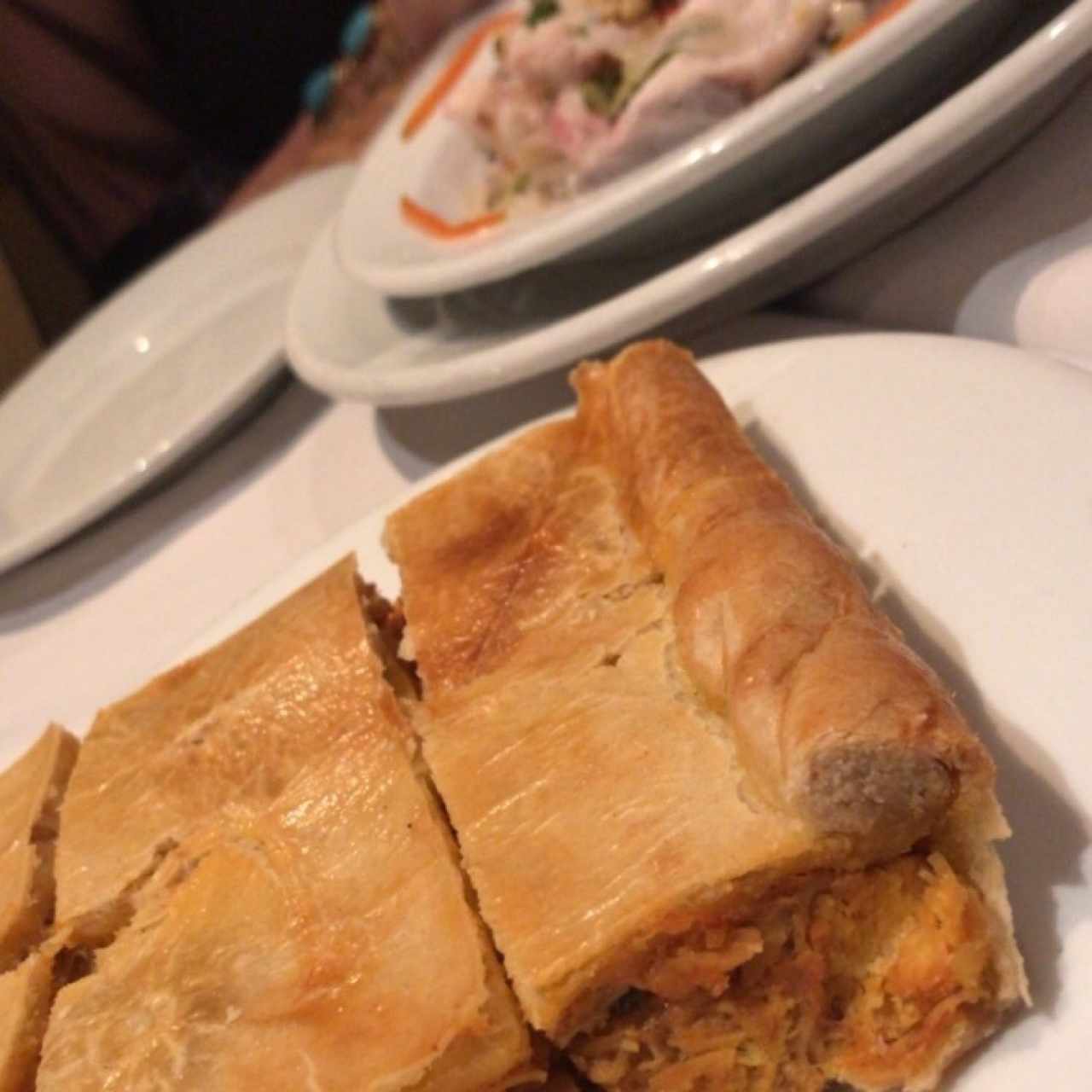 empanada gallega y ceviche 