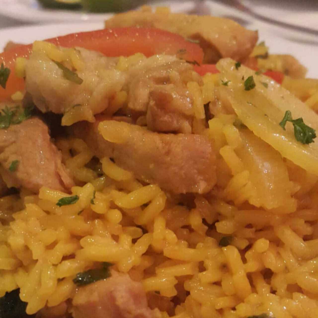 Arroz con cerdo